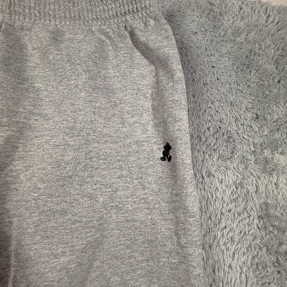 VINTAGE Walt Disney World Sweatpants Gray Mickey Mouse Mens Made in USA - Picture 4 of 9
